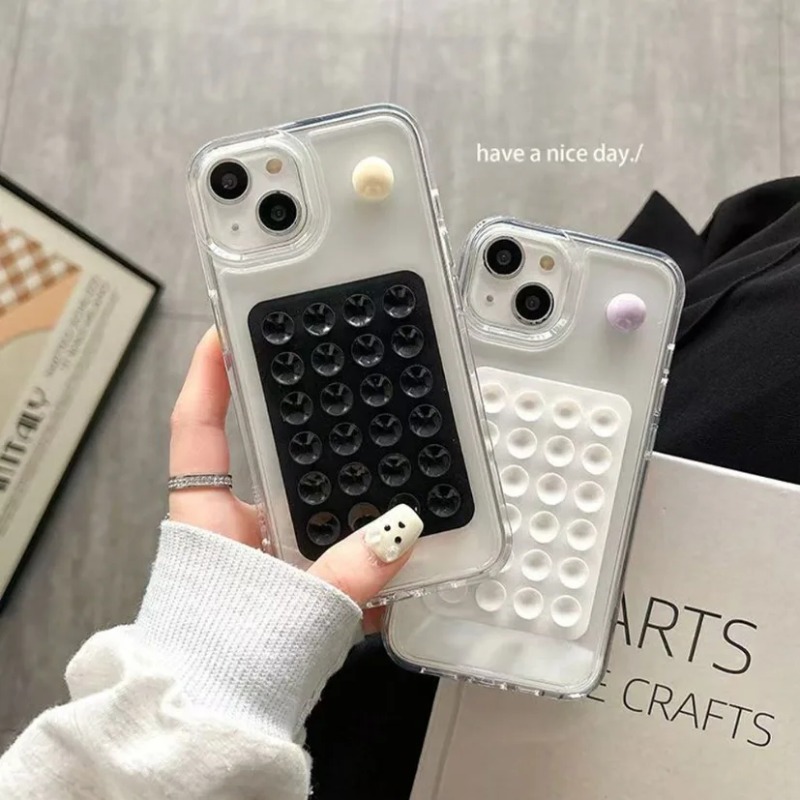 Phone Cases - Soporte de silicona con ventosa para