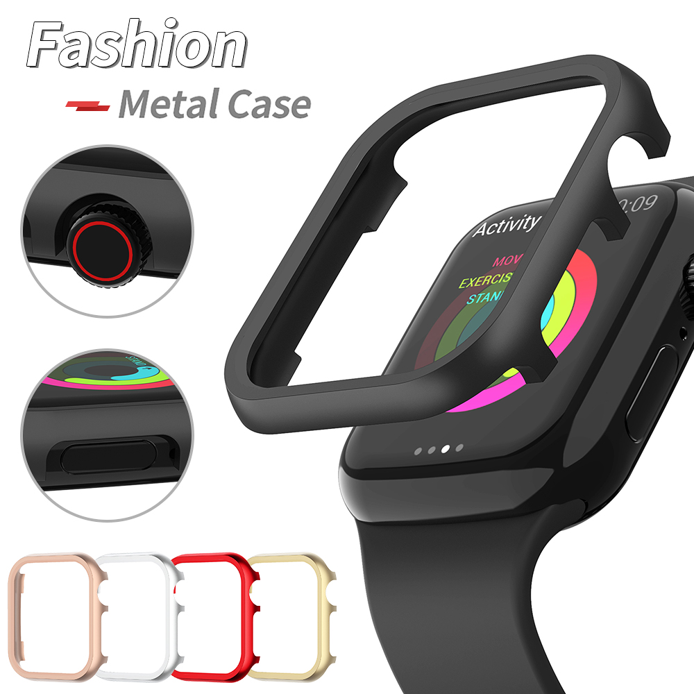 Metal Bumper Aluminum Frame Case - Cubierta Metálica Hueca para Apple Watch