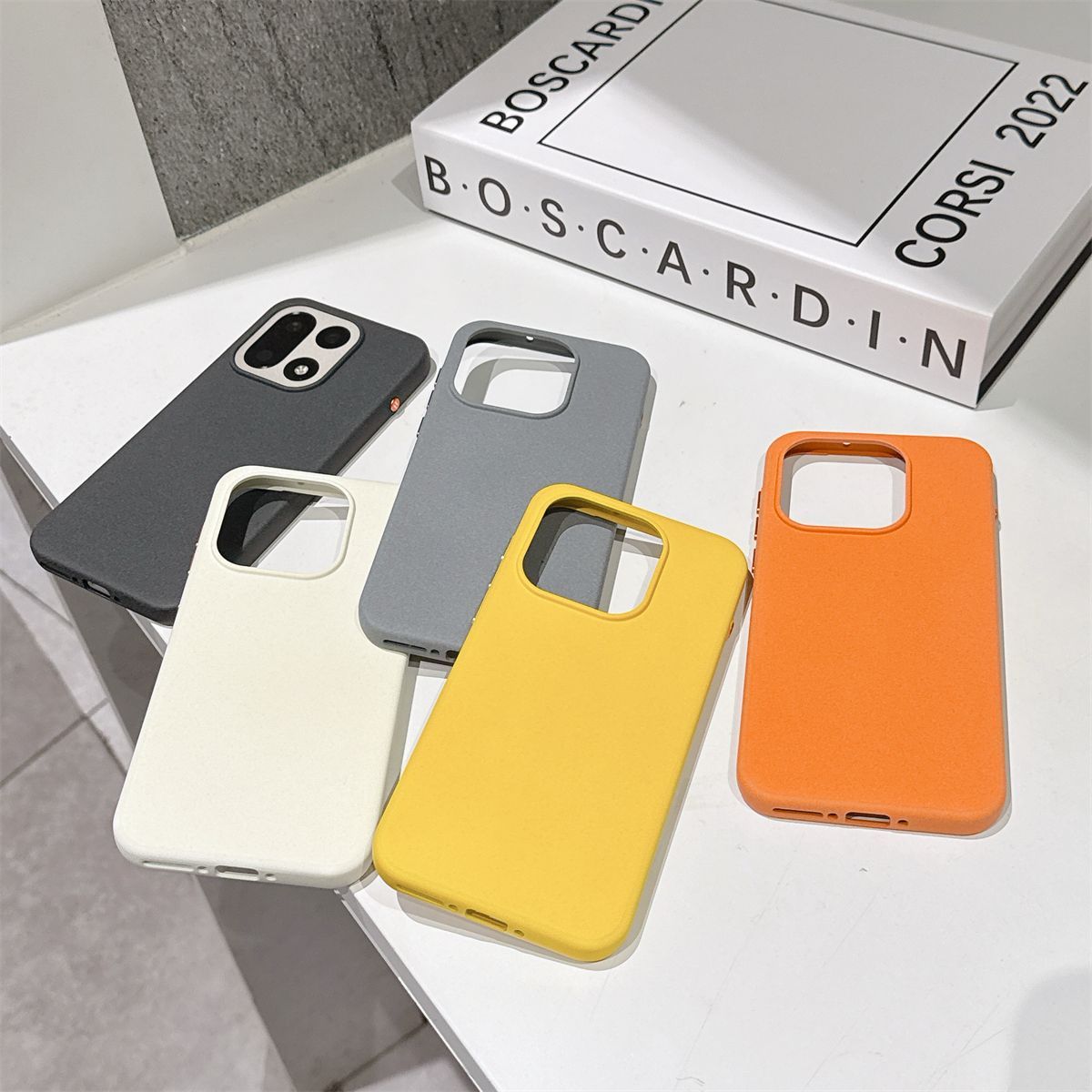 Matte Hard Pc Back Case - Funda Magnética de Lujo en Piedra