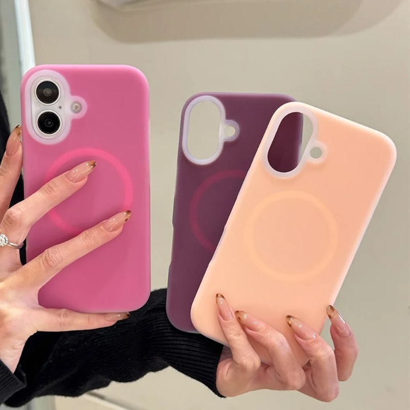 Liquid Silicone Magnetic Phone Case - Funda Magnética de Silicona Líquida Tipo