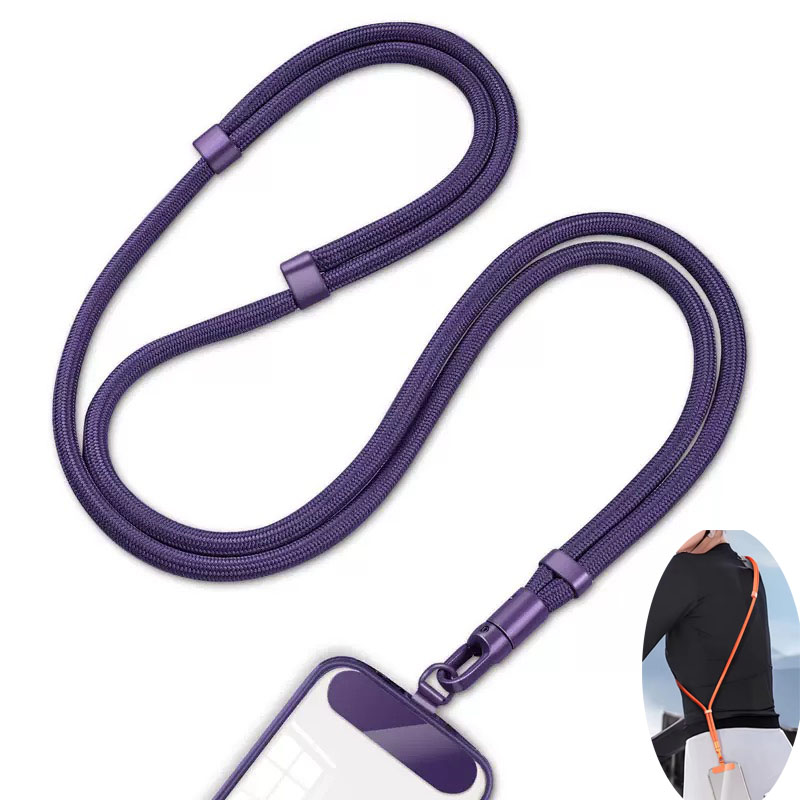 Crossbody Lanyard Neck Strap Case - Cordón universal para teléfono con clip