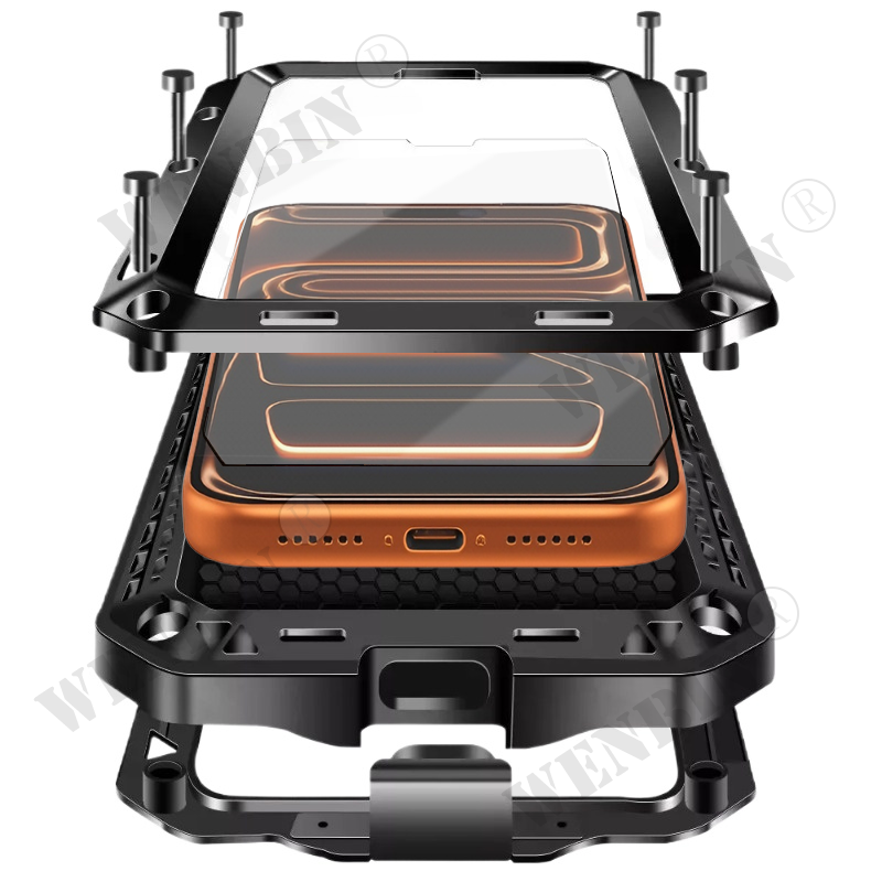 Heavy Duty 360 Full Body Protective Case - Funda de Lujo Resistente para iPhone