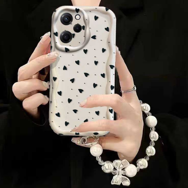 Cute Cartoon Wrist Strap Silicone Case - Funda para RENO 15 15F 14