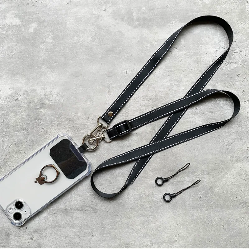 Crossbody Lanyard Neck Strap Case - Cordón cruzado para teléfono móvil, Correa
