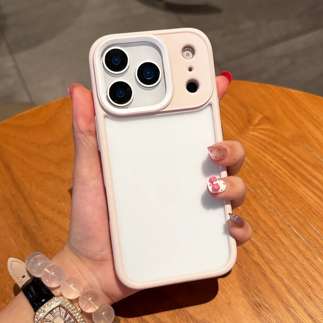 Clear Shockproof Bumper Case - Funda de lujo mate transparente a