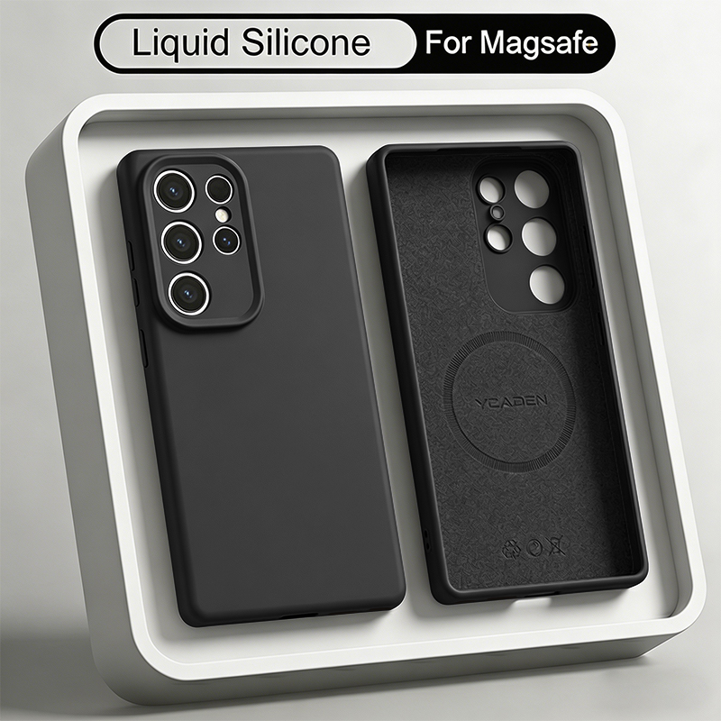 Liquid Silicone Magnetic Phone Case - Funda magnética de silicona líquida suave
