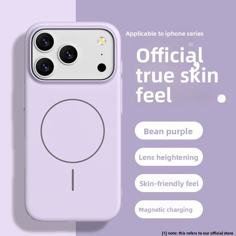 Liquid Silicone Magnetic Phone Case - Funda de silicona líquida mate suave