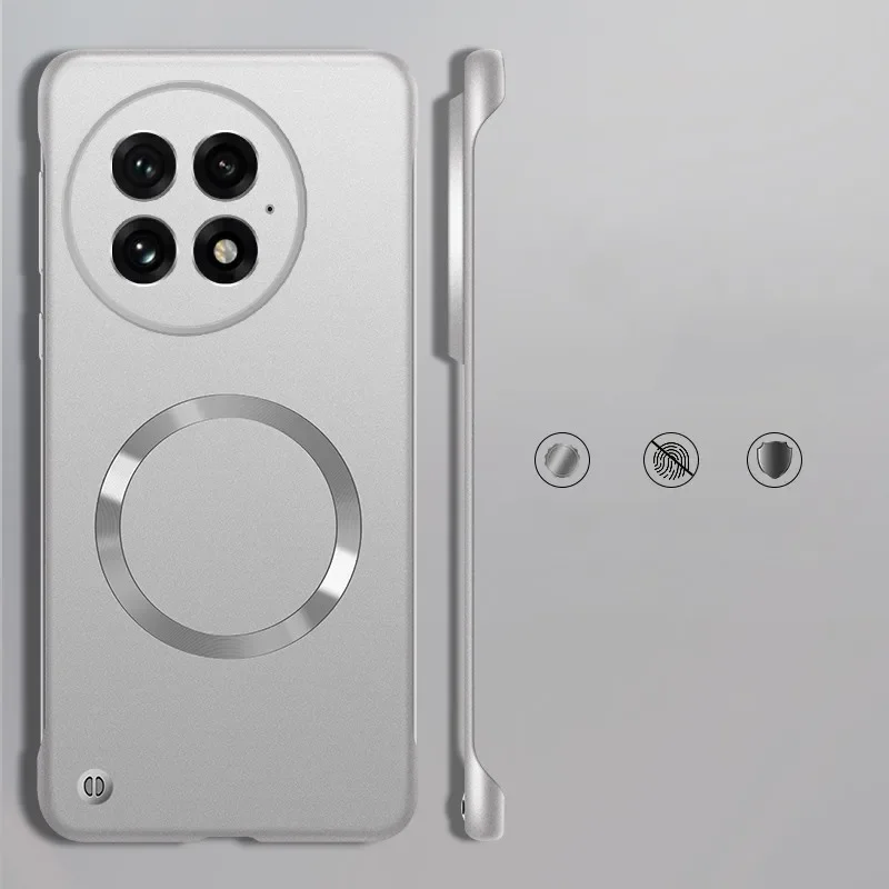 Ultra Thin Frameless Phone Cover - Funda de teléfono magnética sin marco