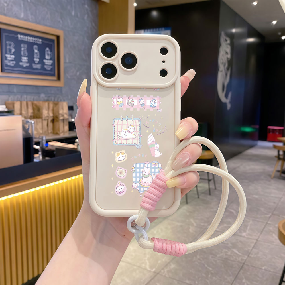 Cute Cartoon Wrist Strap Silicone Case - Correa de Muñeca con Diseño de