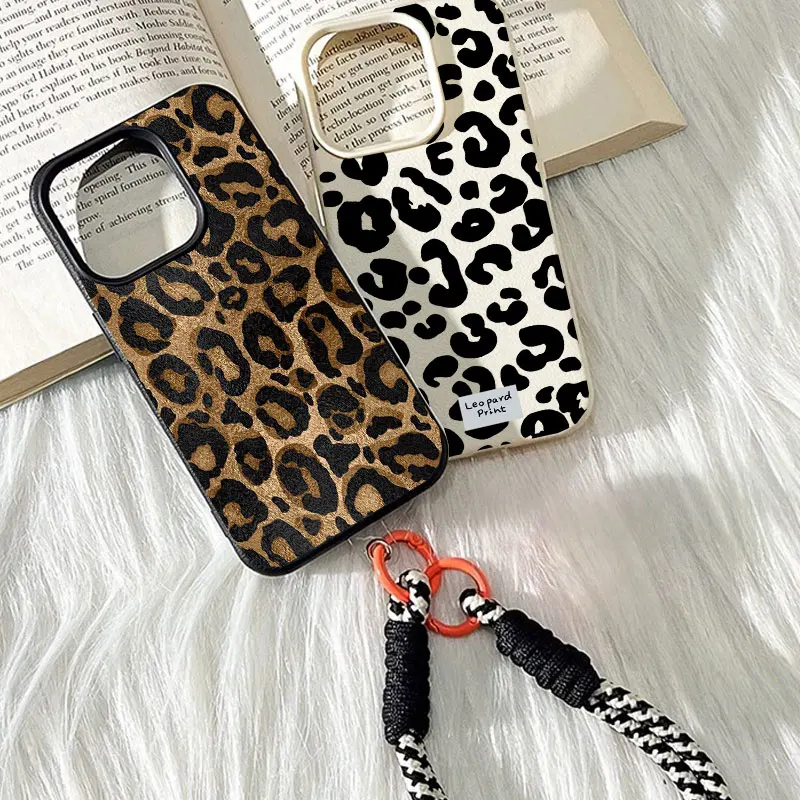 Vintage Floral Pattern Soft Case - Funda Vintage con Patrón de Leopardo