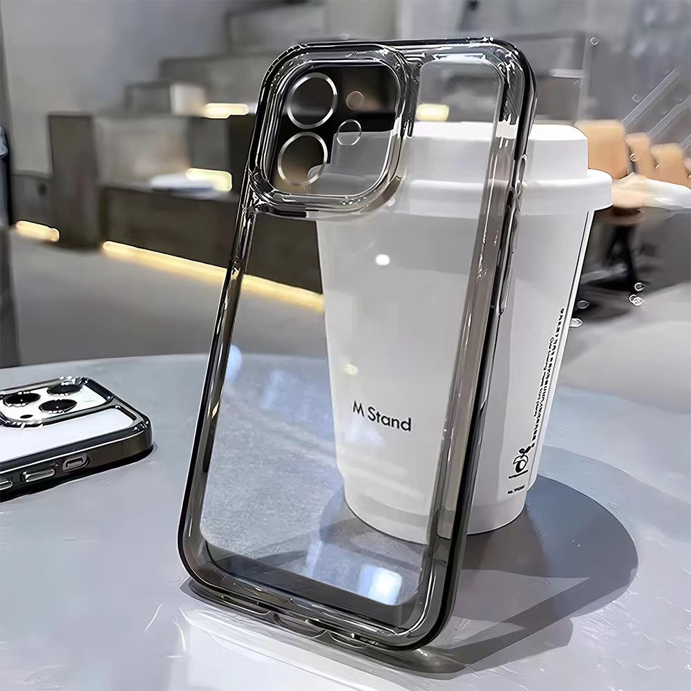 Clear Shockproof Bumper Case - Funda de Lujo para iPhone 15