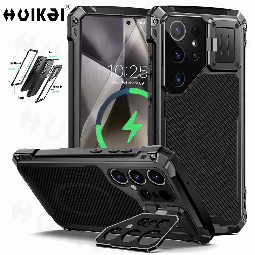 Heavy Duty 360 Full Body Protective Case - Funda para Samsung Galaxy S24 Ultra