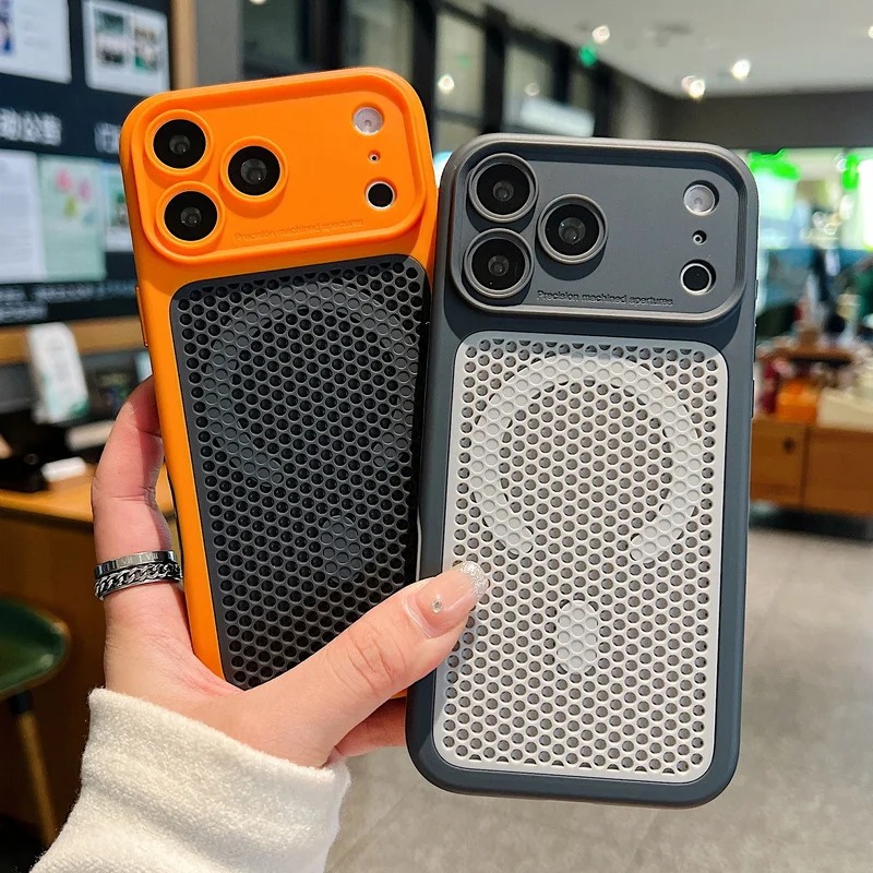 Heat Dissipation Mesh Breathable Case - Funda Magnética Transpirable con Disipación de