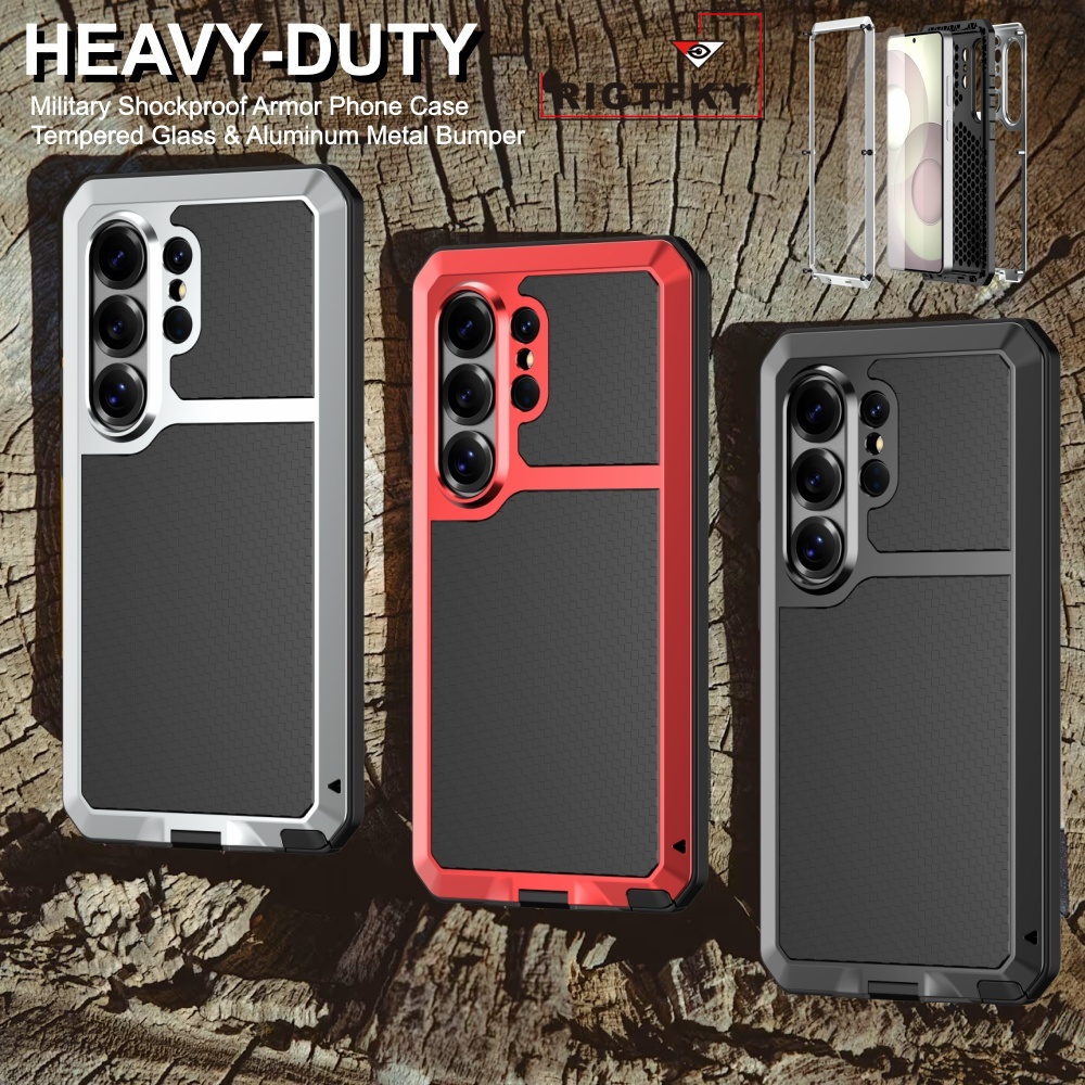 Heavy Duty 360 Full Body Protective Case - Funda para Samsung S26 Ultra,S26 Plus,