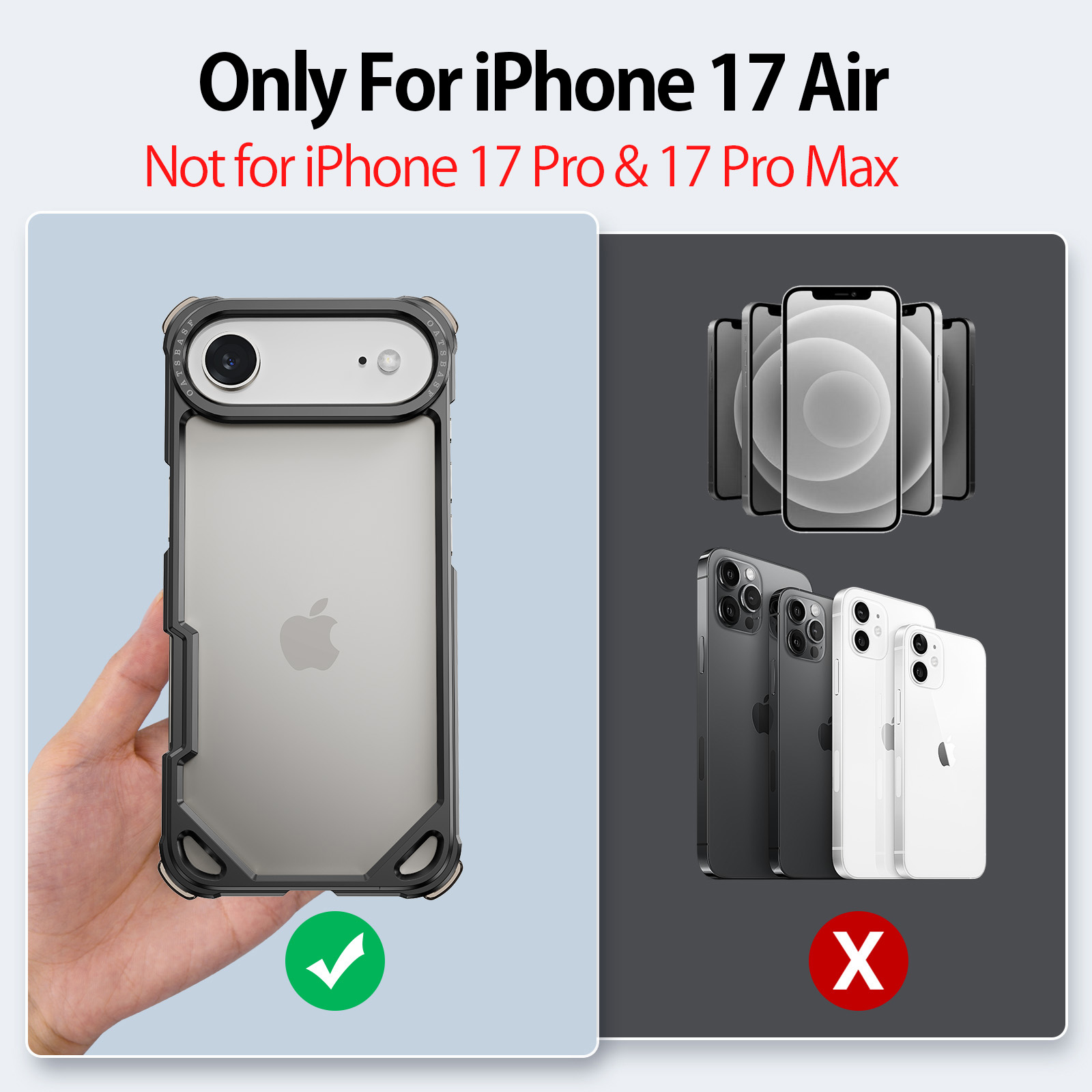 Ultra Thin Frameless Phone Cover - Funda de Aluminio Eary para iPhone