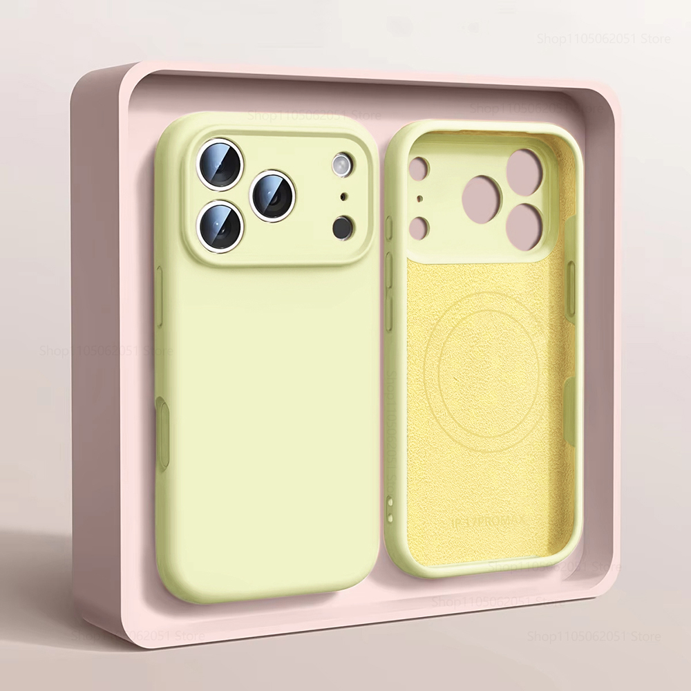 Liquid Silicone Magnetic Phone Case - Funda Magnética Magsafe de iPhone 17