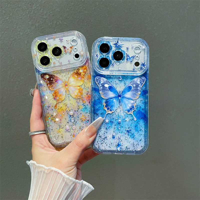 Clear Shockproof Bumper Case - Funda de Teléfono de Lujo con