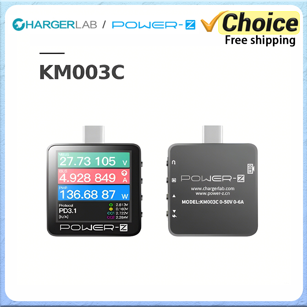 Power-Z KM003C Probador de car - Power Banks reseña y precio