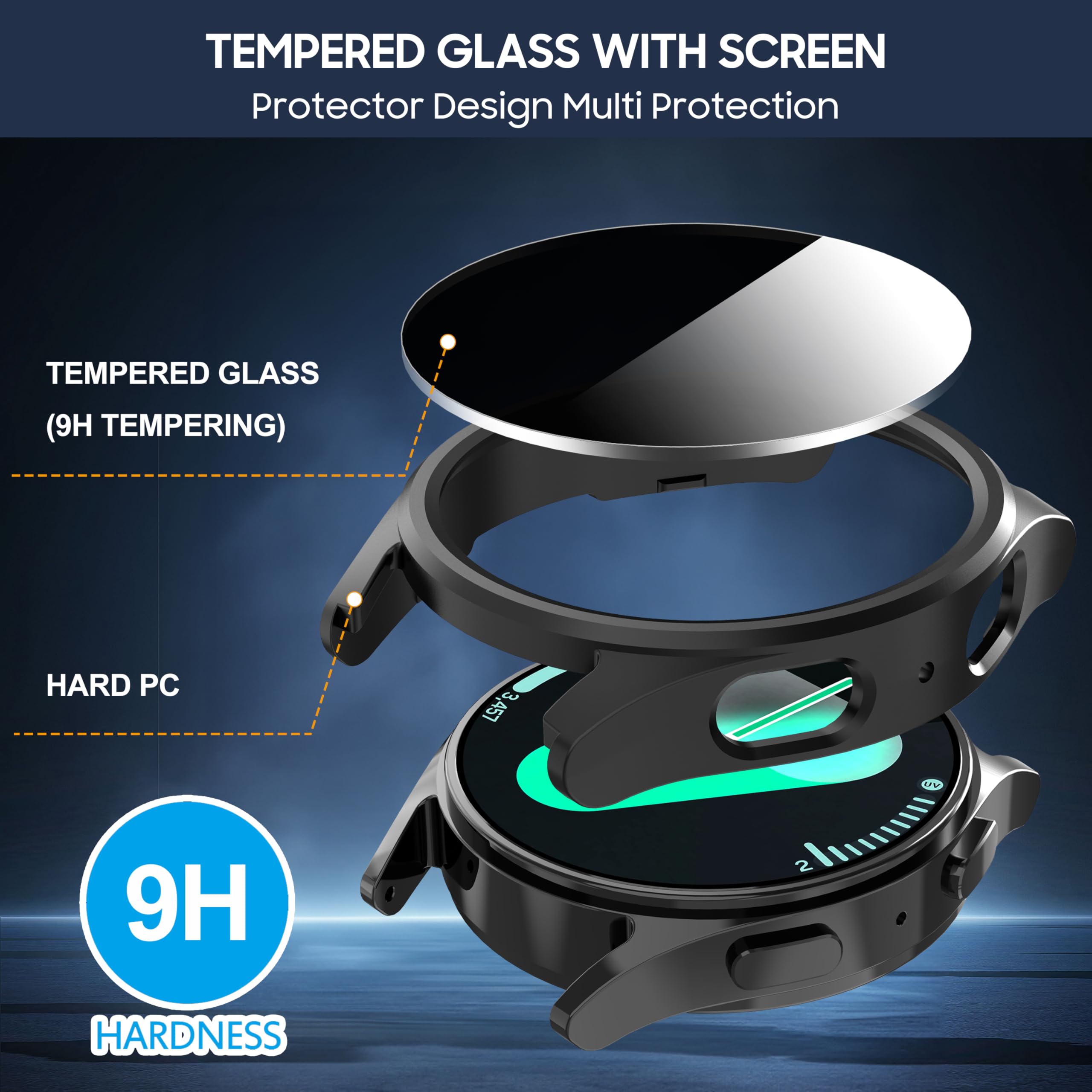 Vidrio templado + funda de pri - Anti Spy Privacy Glass Case reseña y precio