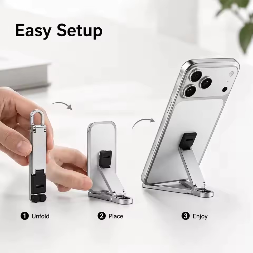 Soporte plegable para teléfono - Phone Stands reseña y precio