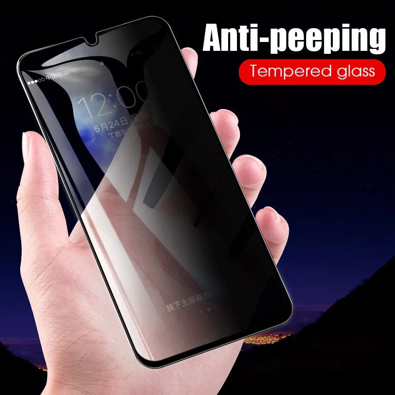 Funda antiespía para samsung a - Anti Spy Privacy Glass Case reseña y precio