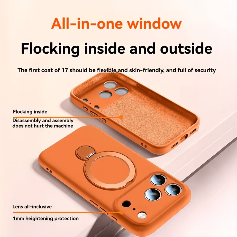 Funda de Silicona Líquida con  - Liquid Silicone Magnetic Phone Case reseña y precio