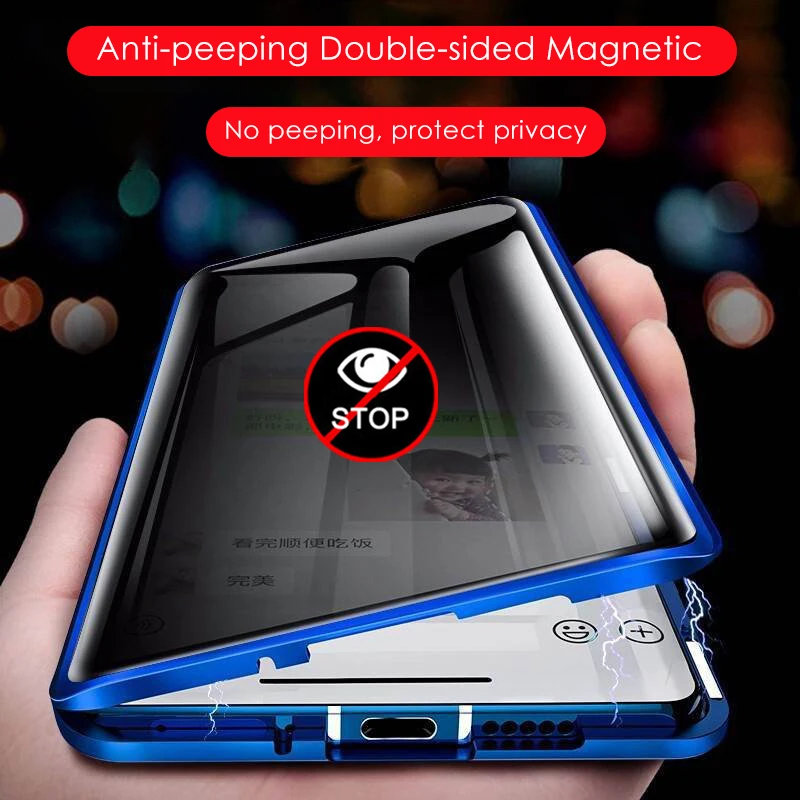 Funda de Vidrio de Doble Cara  - Anti Spy Privacy Glass Case reseña y precio