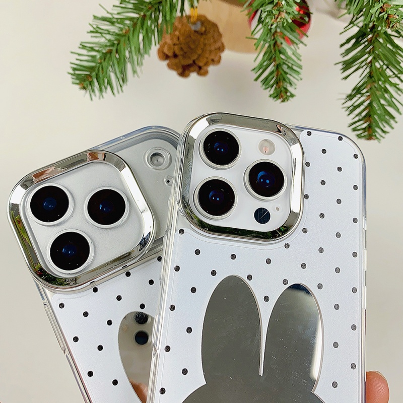 Funda de Teléfono con Espejo d - Cute Cartoon Wrist Strap Silicone Case reseña y precio