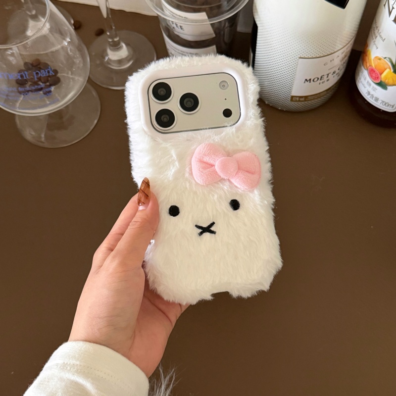 Funda de teléfono Miffy de pie - Cute Cartoon Wrist Strap Silicone Case reseña y precio