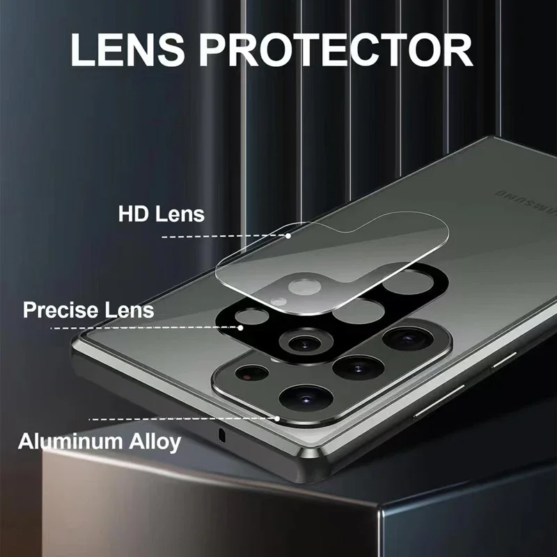 Funda de teléfono de Metal de  - Anti Spy Privacy Glass Case reseña y precio