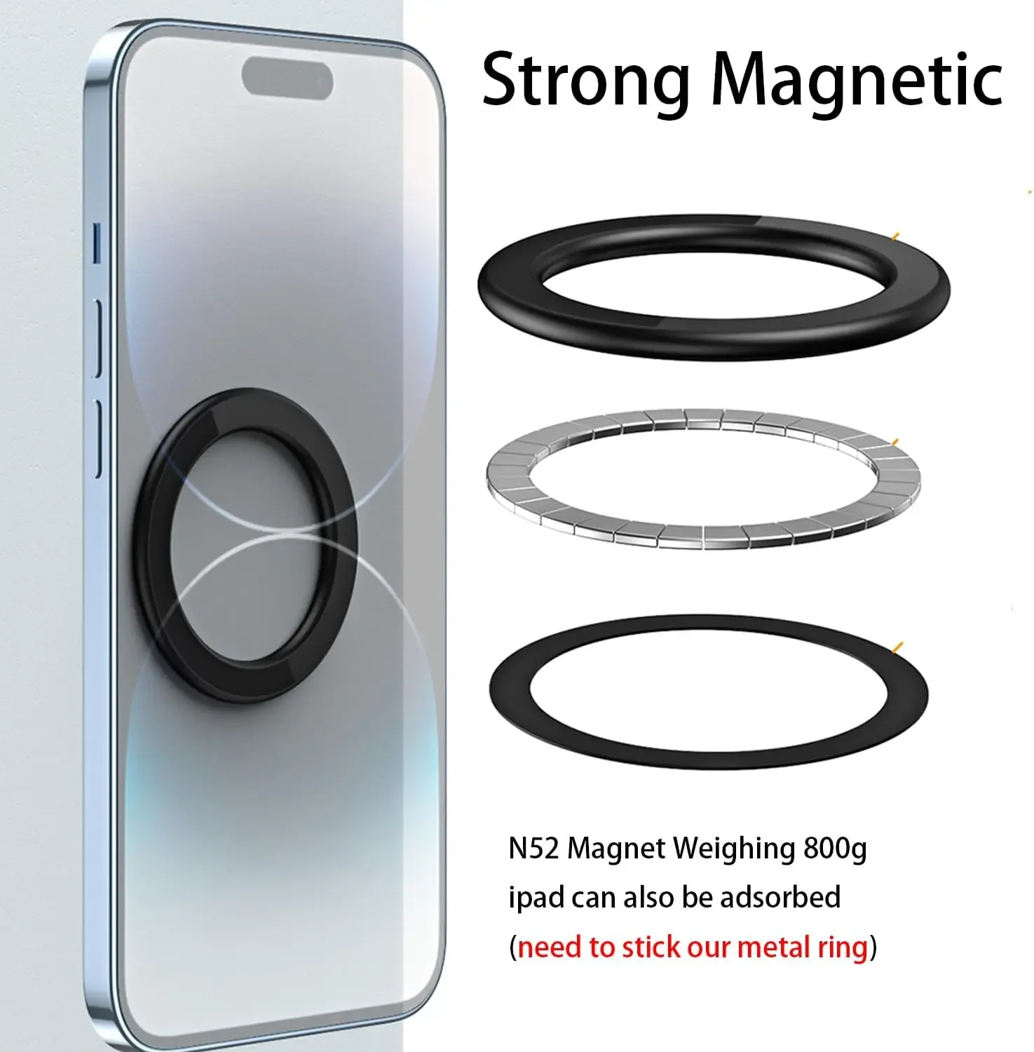 Soporte Magnético Adhesivo par - Phone Stands reseña y precio