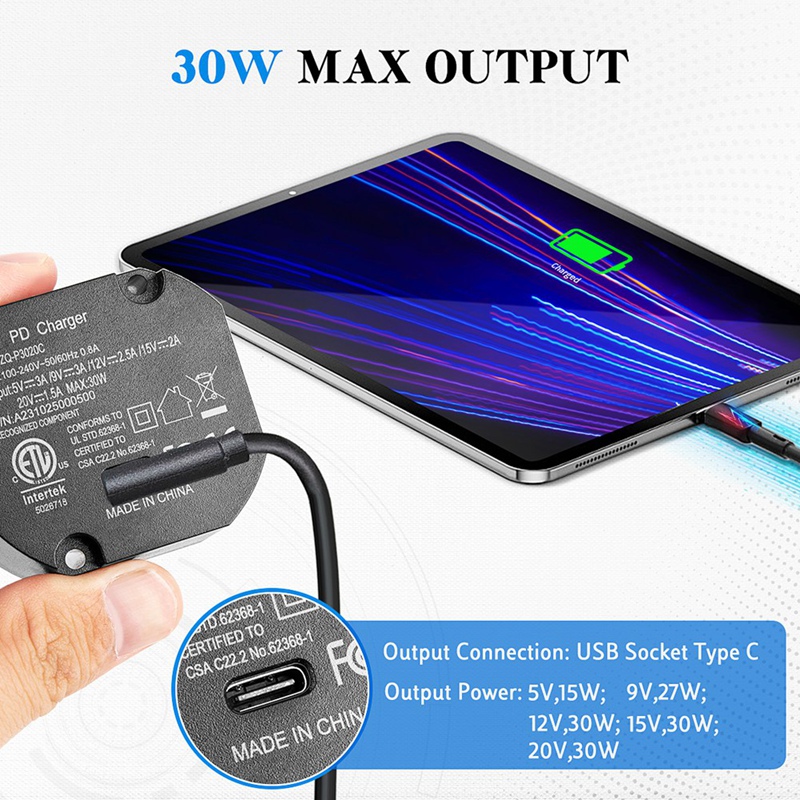 Adaptador de CA a USB-C, Fuent - Chargers reseña y precio