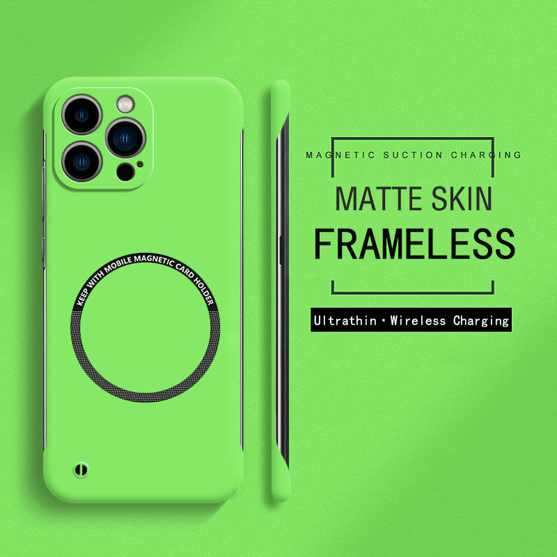 Funda magnética sin marco para - Matte Hard Pc Back Case reseña y precio