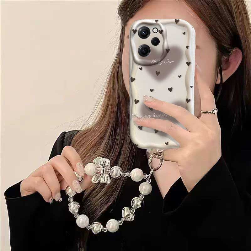 Funda para RENO 15 15F 14 PRO  - Cute Cartoon Wrist Strap Silicone Case reseña y precio