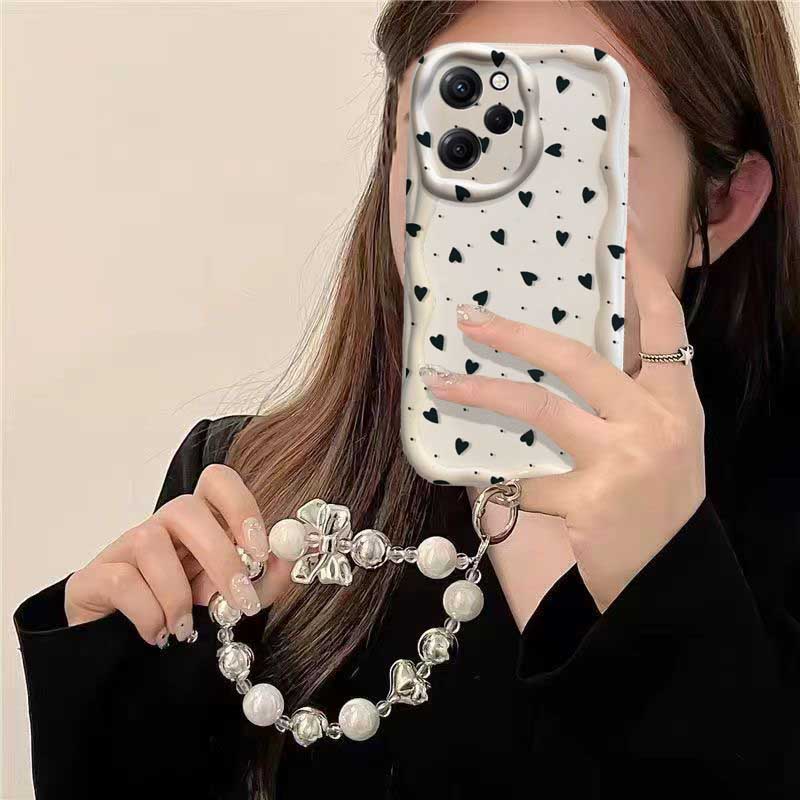 Funda para RENO 15 15F 14 PRO  - Cute Cartoon Wrist Strap Silicone Case reseña y precio