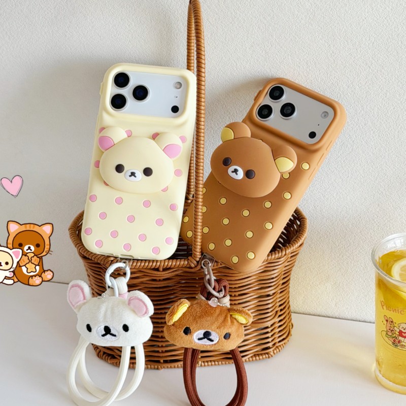 Funda de Silicona 3D con Diseñ - Cute Cartoon Wrist Strap Silicone Case reseña y precio