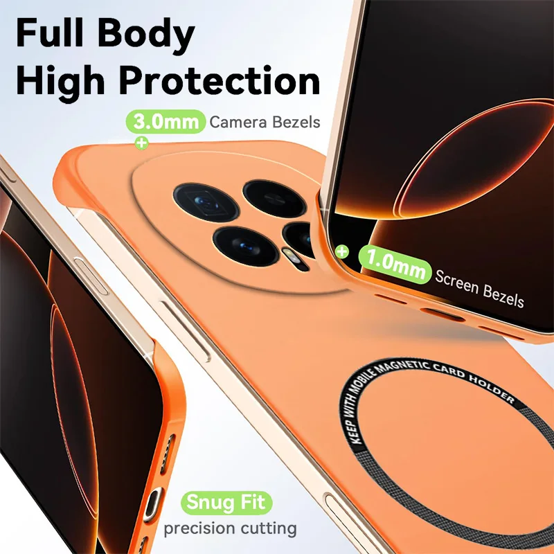 Nueva funda de teléfono sin ma - Ultra Thin Frameless Phone Cover reseña y precio