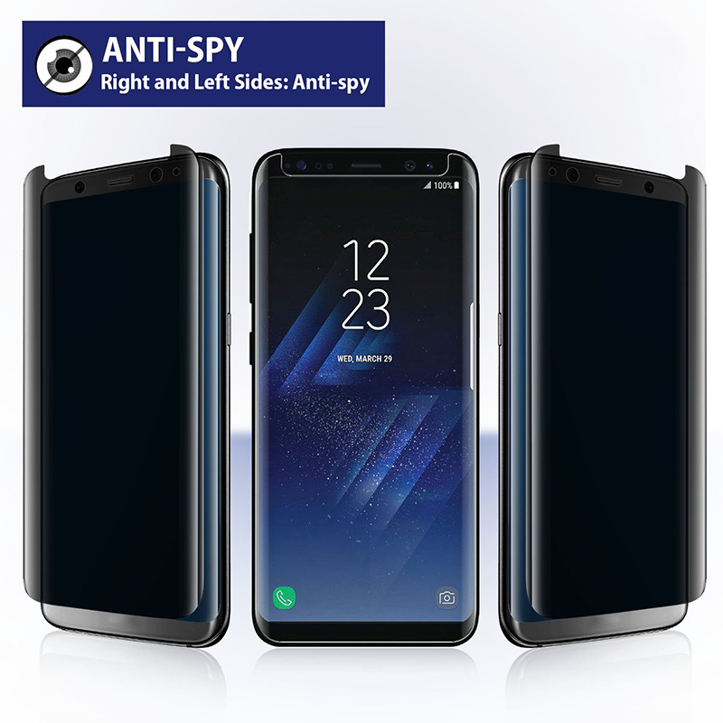 Protector de pantalla de vidri - Anti Spy Privacy Glass Case reseña y precio