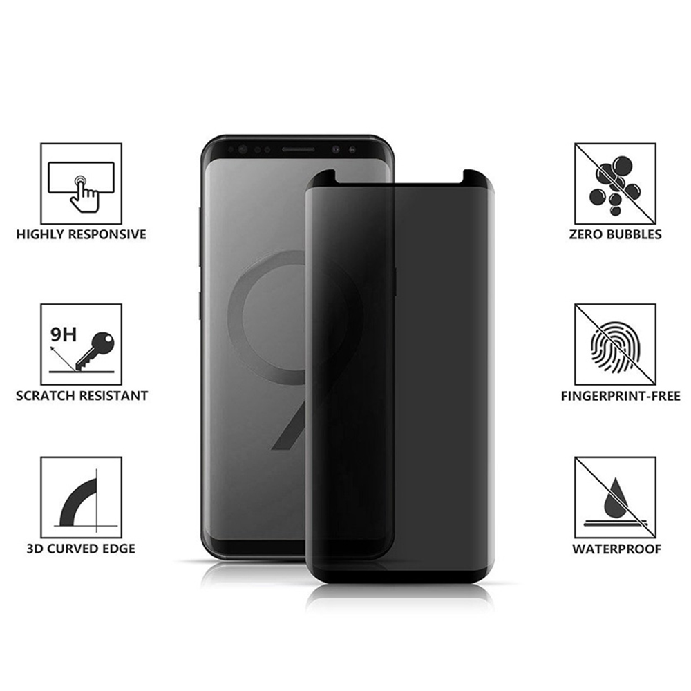 Protector de pantalla de vidri - Anti Spy Privacy Glass Case reseña y precio