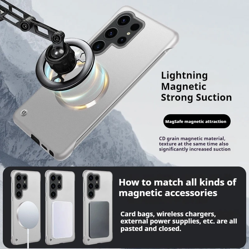 Funda de teléfono magnética ul - Ultra Thin Frameless Phone Cover reseña y precio