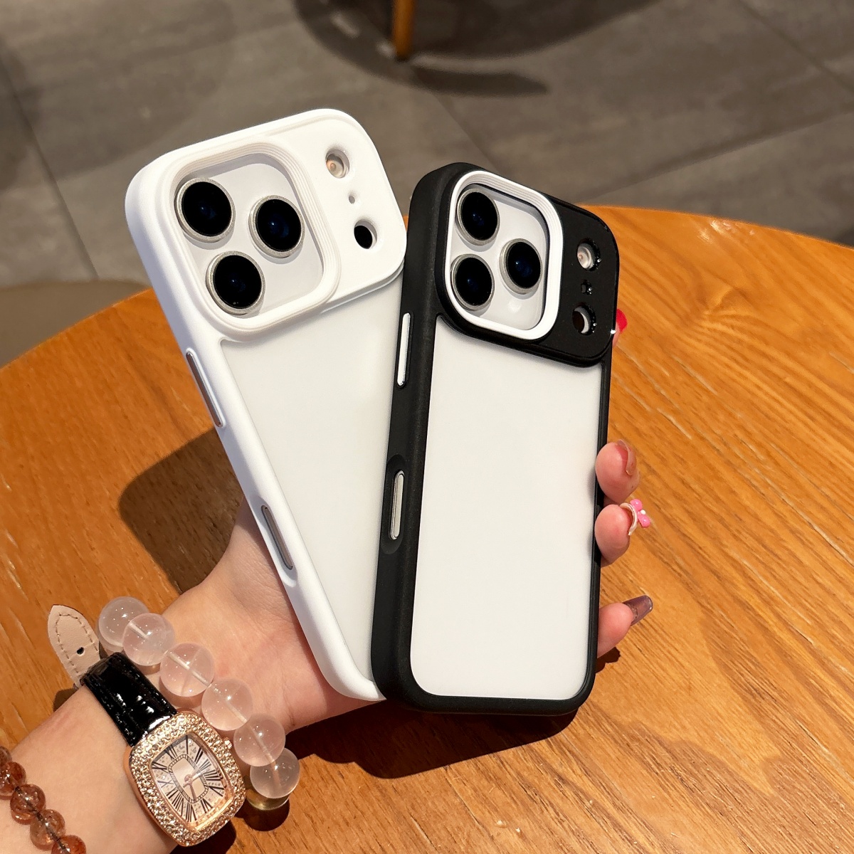 Funda de lujo mate transparent - Clear Shockproof Bumper Case reseña y precio