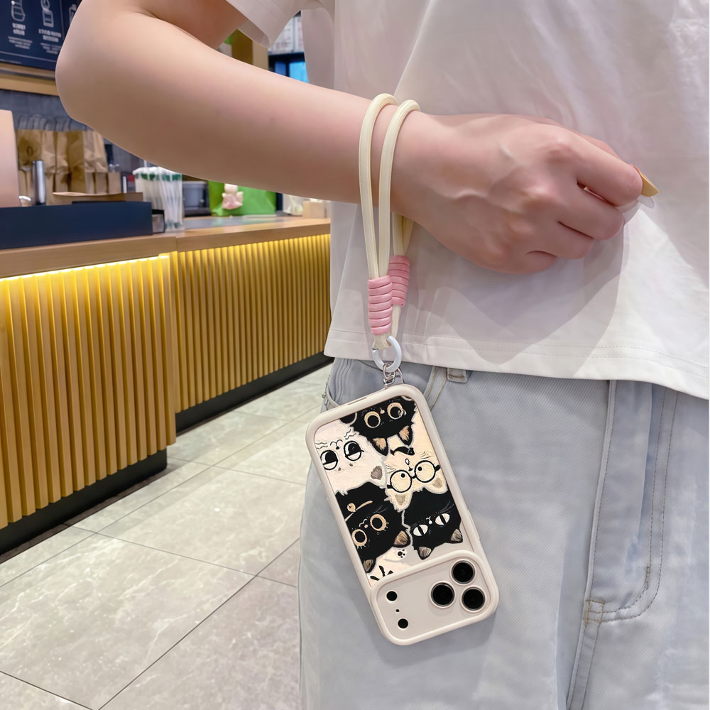 Funda Antigolpes con Correa de - Cute Cartoon Wrist Strap Silicone Case reseña y precio