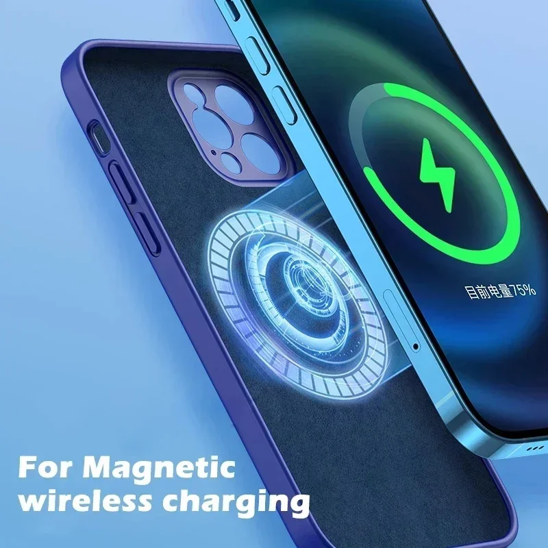 Funda de silicona líquida para - Liquid Silicone Magnetic Phone Case reseña y precio