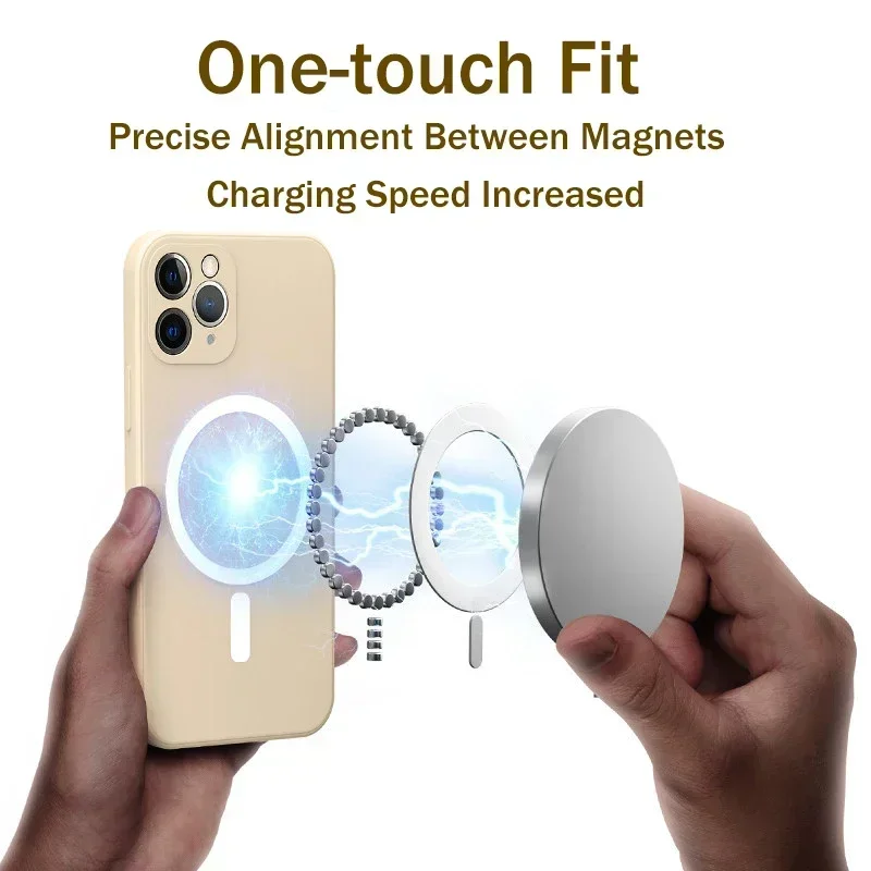 Funda de silicona líquida para - Liquid Silicone Magnetic Phone Case reseña y precio