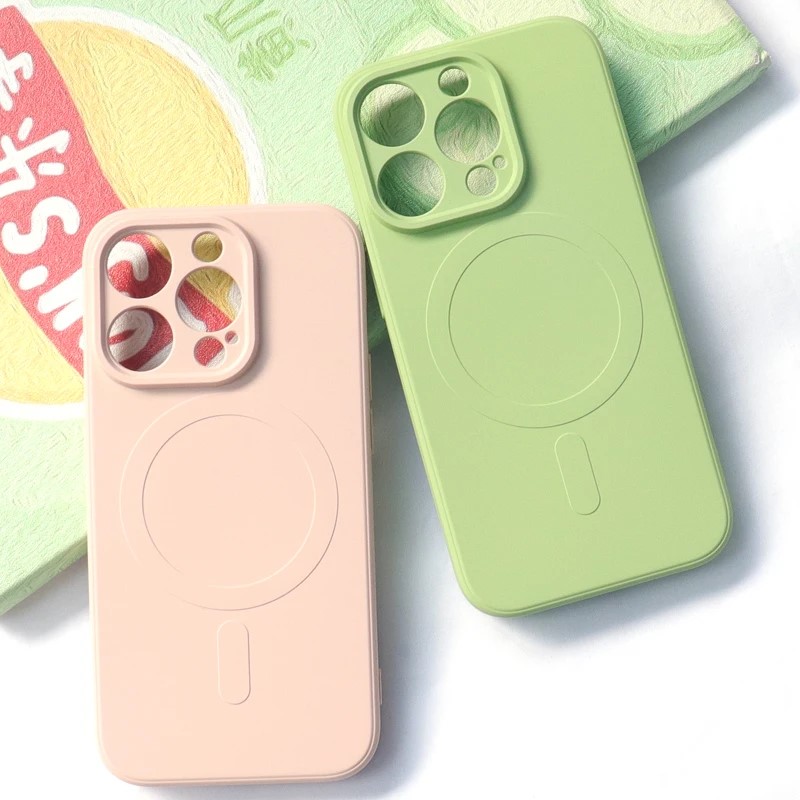 Funda de silicona líquida para - Liquid Silicone Magnetic Phone Case reseña y precio