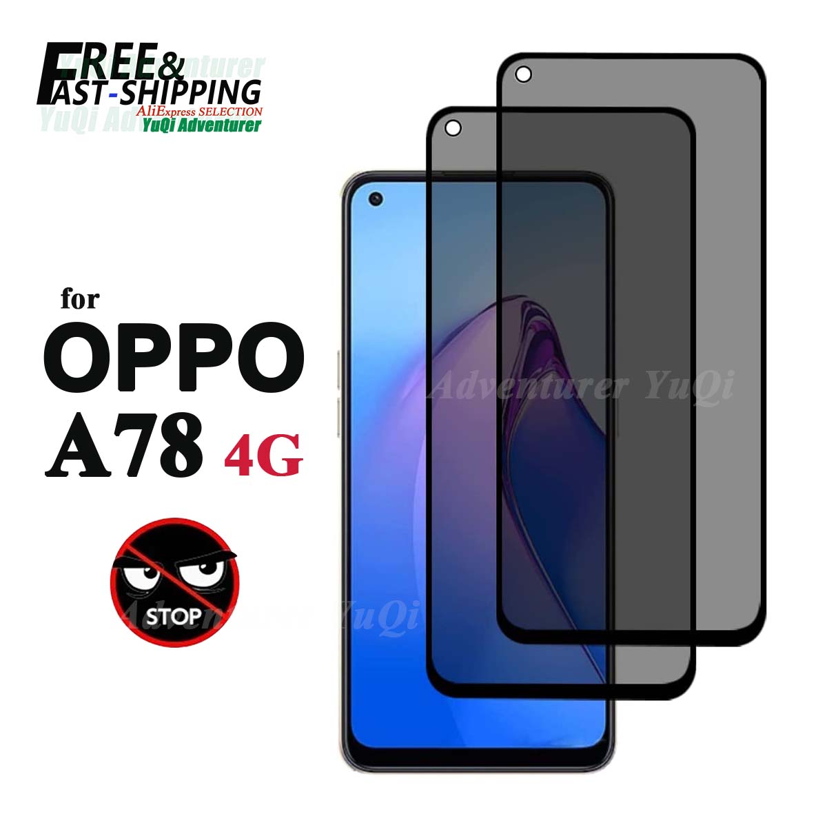Protector de pantalla antiespí - Anti Spy Privacy Glass Case reseña y precio