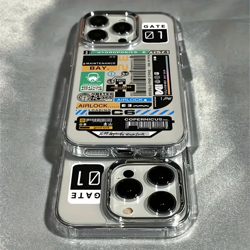 Etiquetas adhesivas para coche - Clear Shockproof Bumper Case reseña y precio