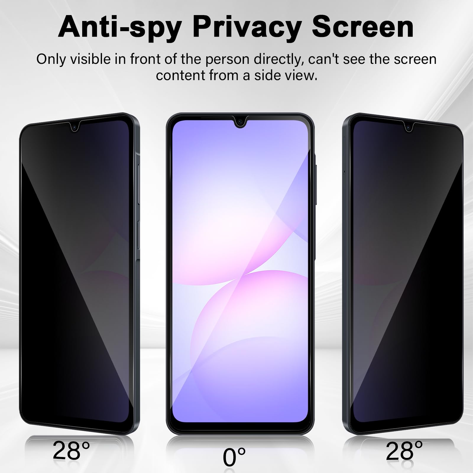 Protector de pantalla antiespí - Anti Spy Privacy Glass Case reseña y precio