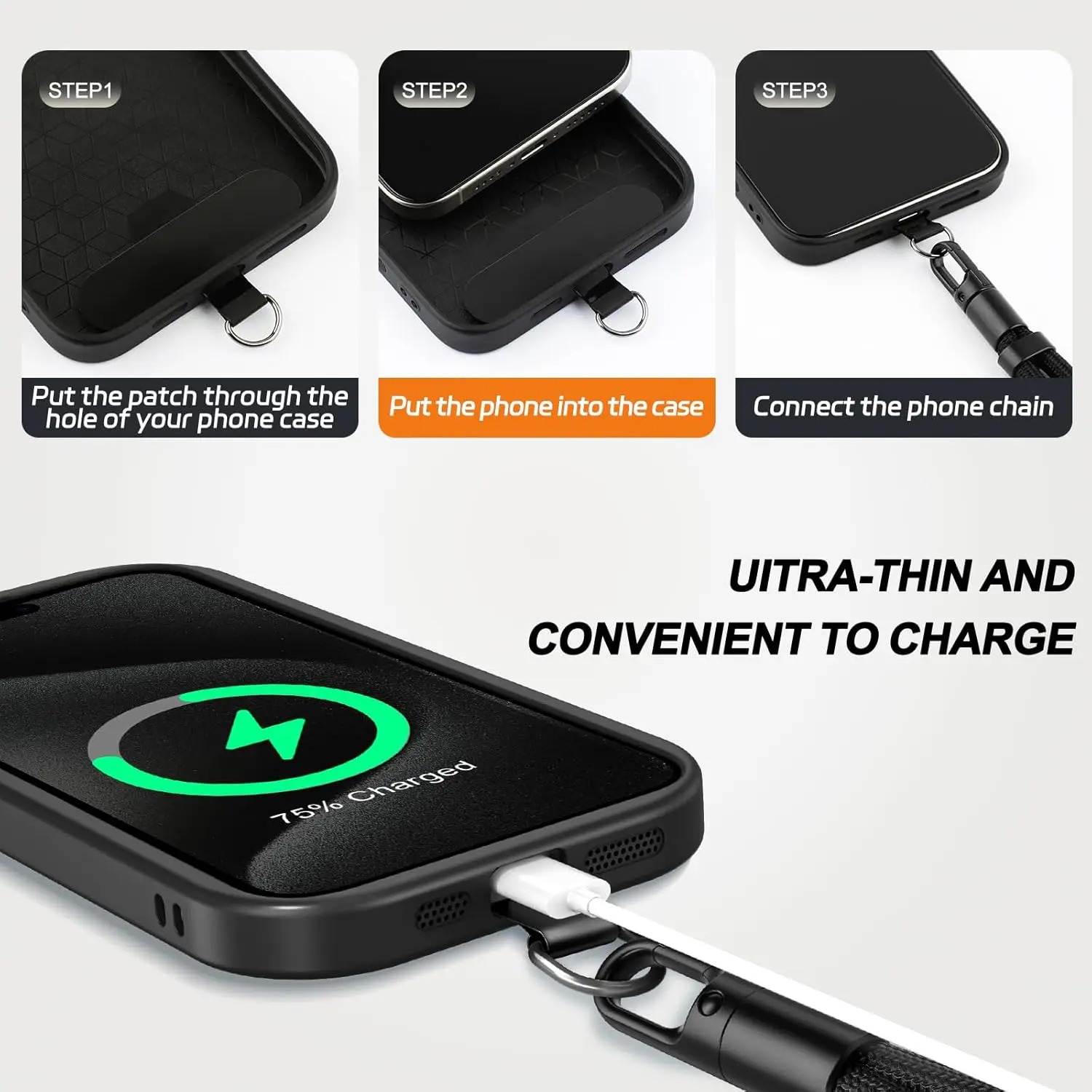 Cordón universal para teléfono - Crossbody Lanyard Neck Strap Case reseña y precio