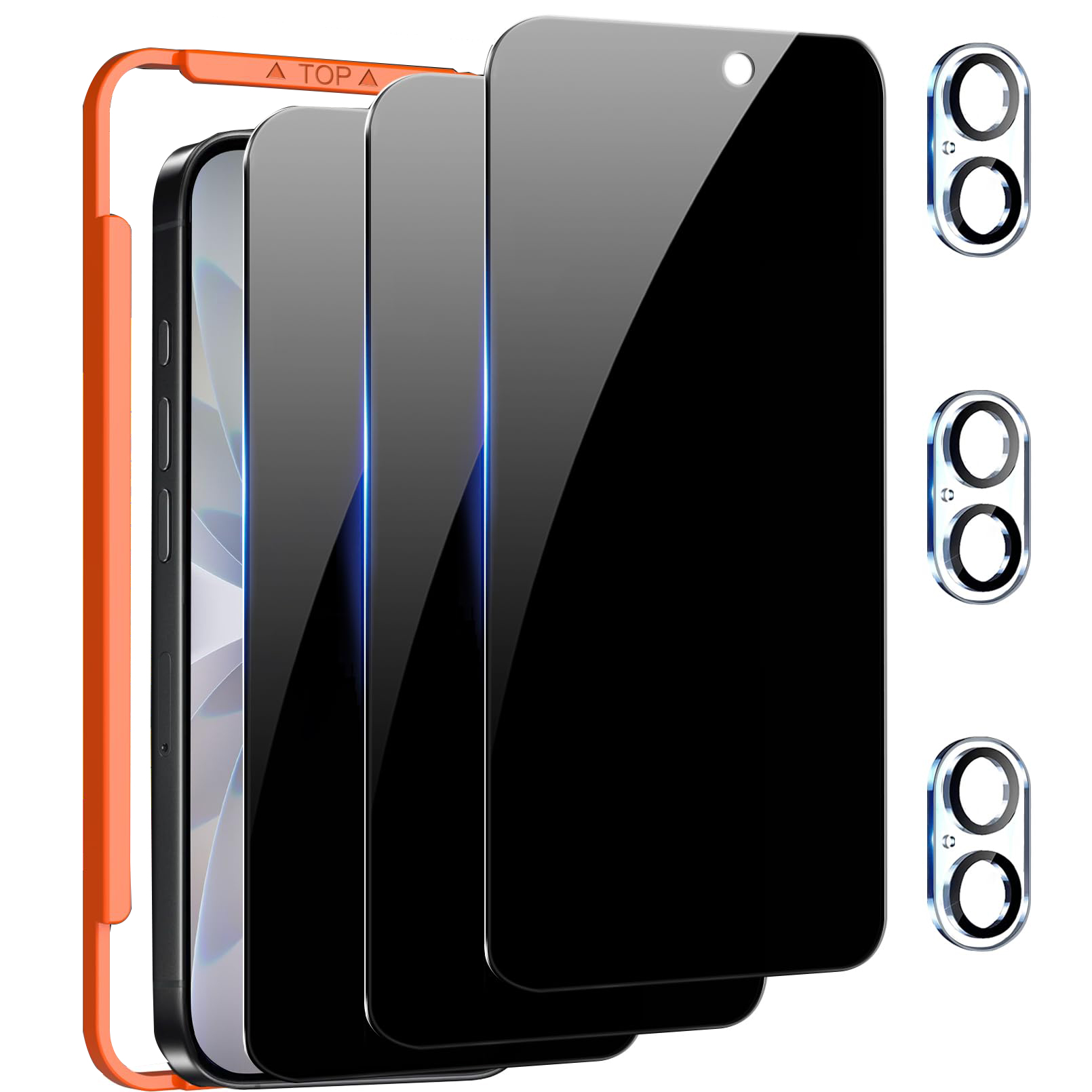 Paquete de 3 protectores de pa - Anti Spy Privacy Glass Case reseña y precio